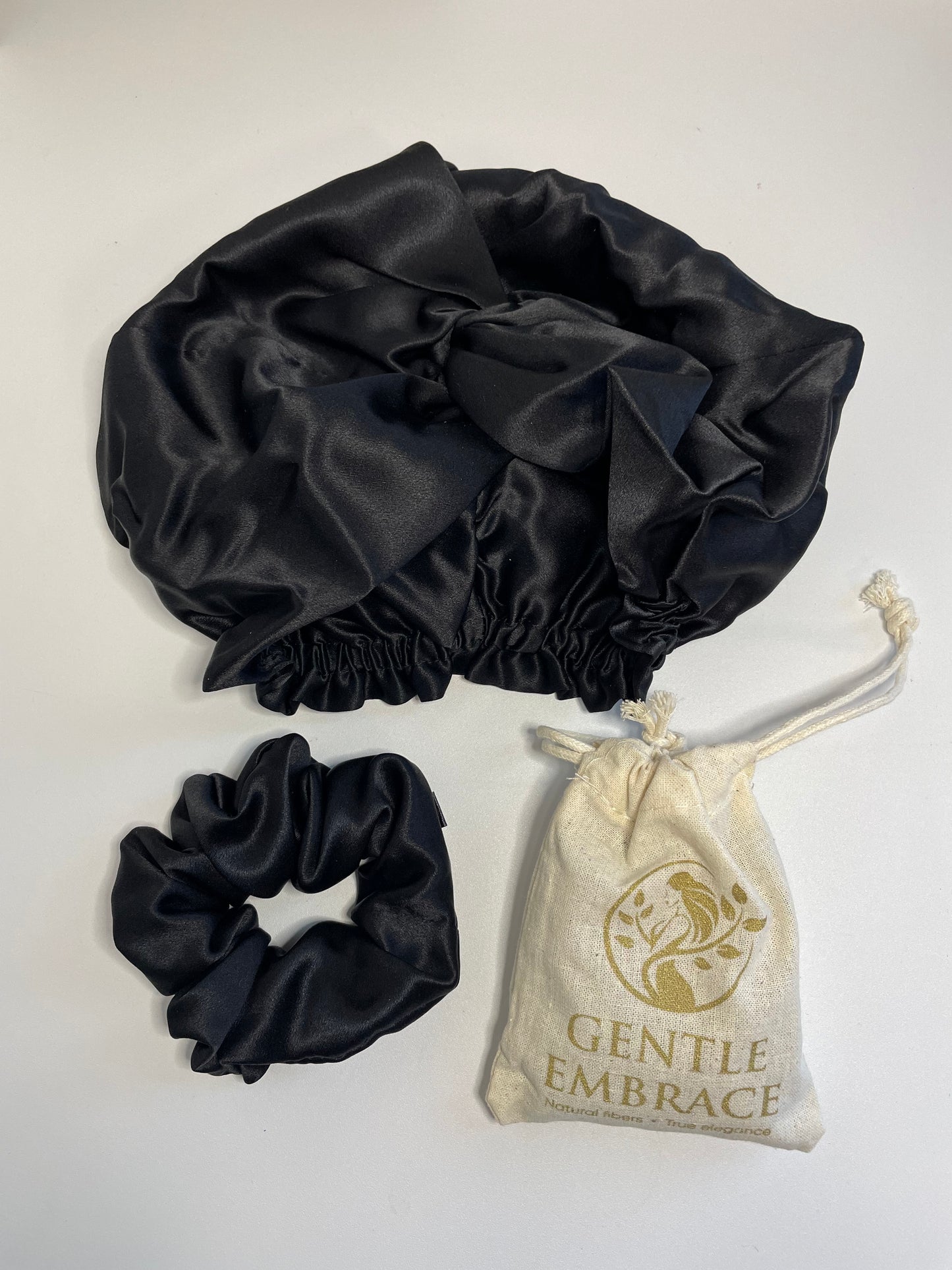 ✨Moonlit Silk Sleep Trio✨ (Bonnet, Scrunchie & Lavender Sachet)