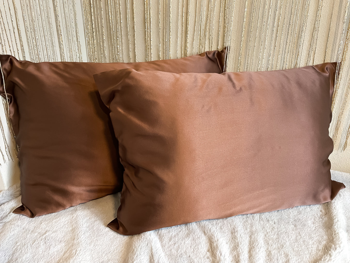 ✨Luxurious Silk Pillowcase Set✨ - includes 2 Queen-Size Pillowcases