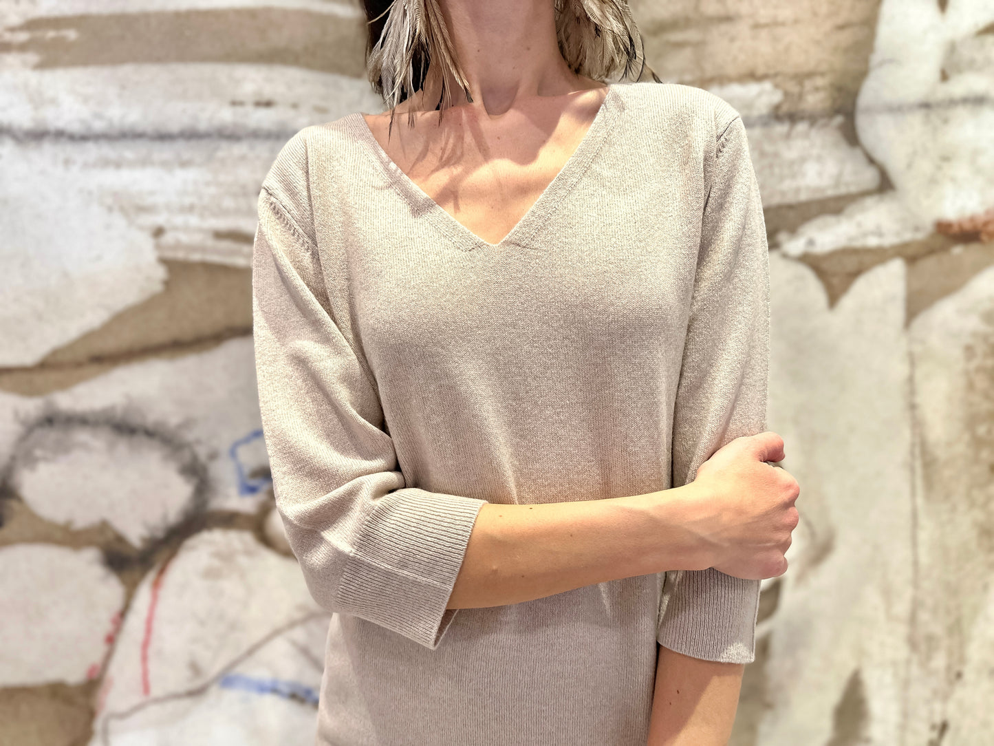 Lightweight 100% Cashmere Sweater Dress