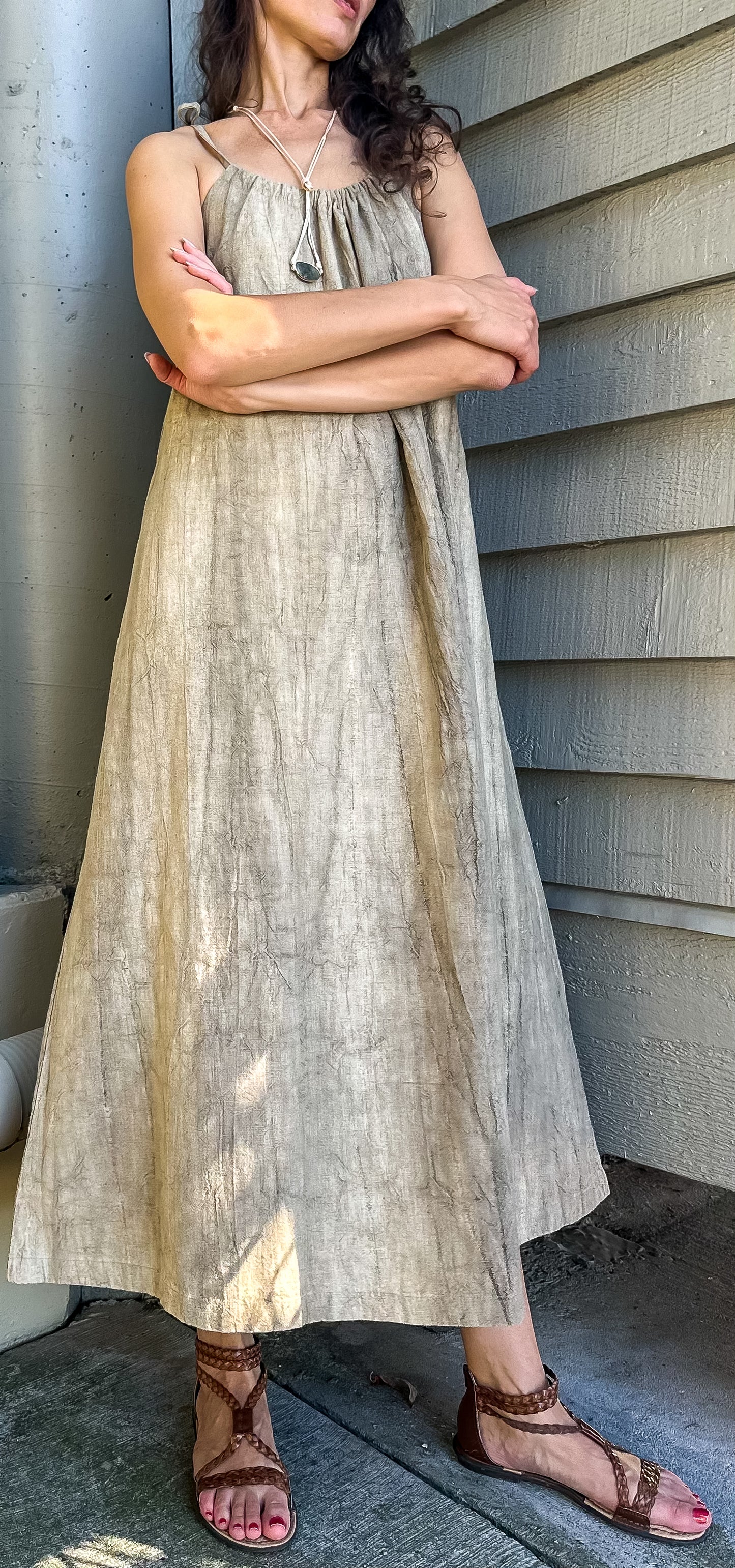 Ramie Maxi Dress