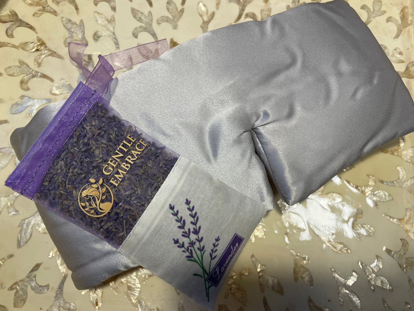 Dreamy Silk & Lavender Sleep Set (Oversized Silk Eye Mask & Lavender Sachet)