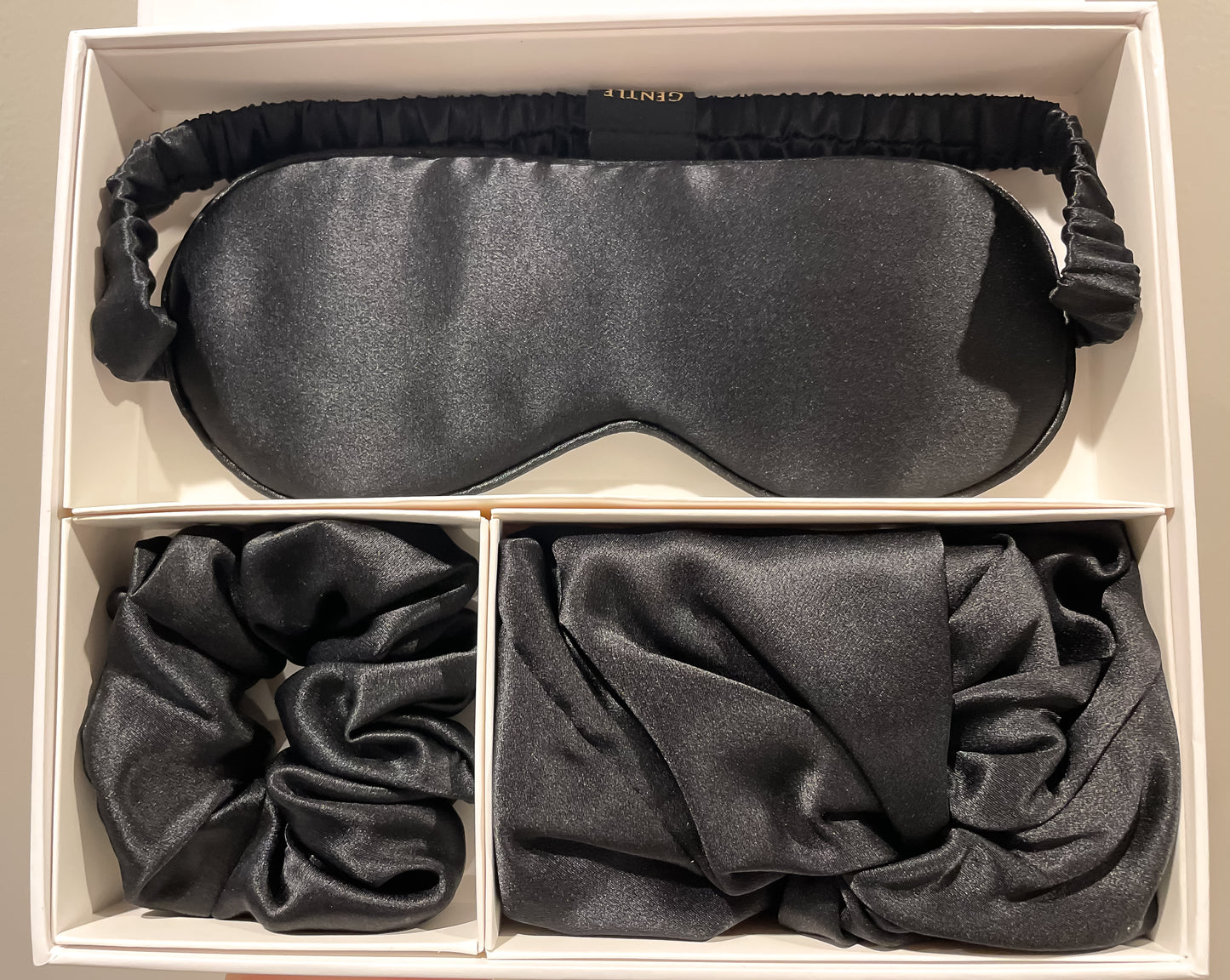 The Blissful Silk Sleep Trio (Silk Eye Mask, Silk Bonnet & Silk Scrunchie)