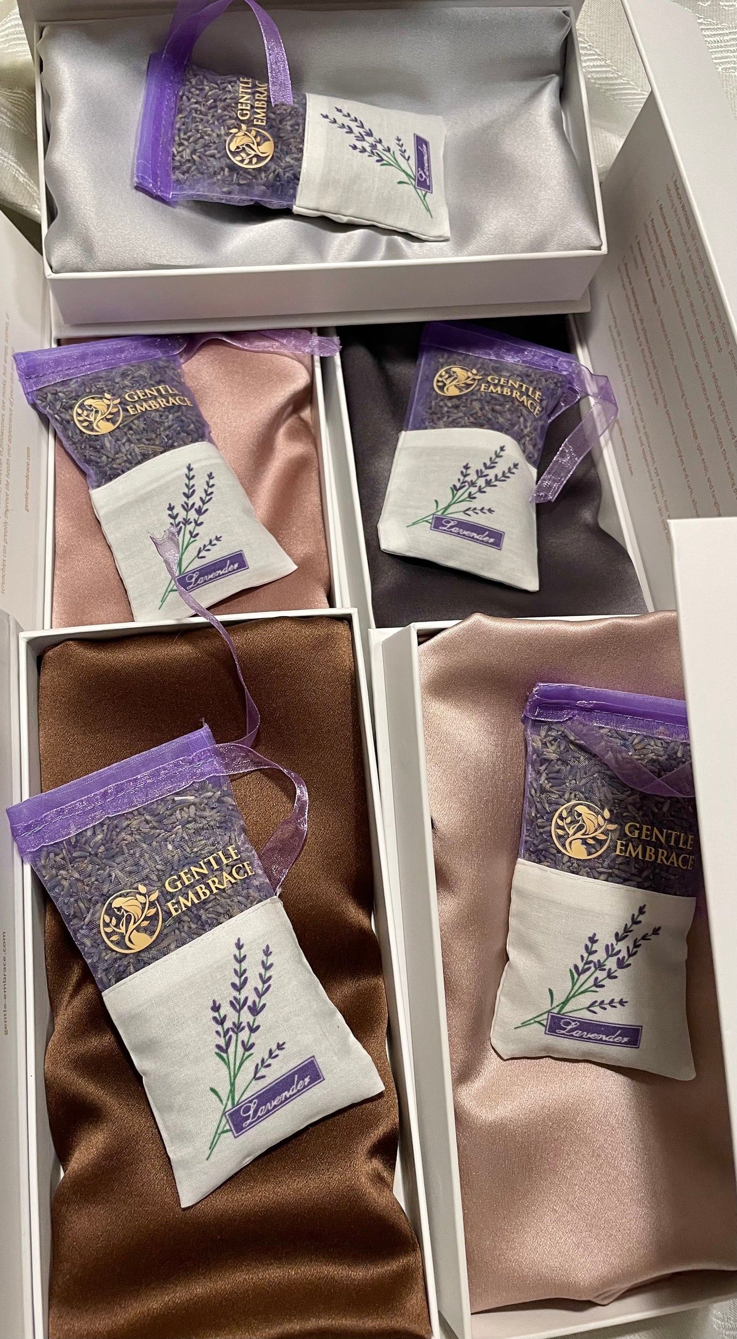 Silk Pillowcase & Lavender Sachet