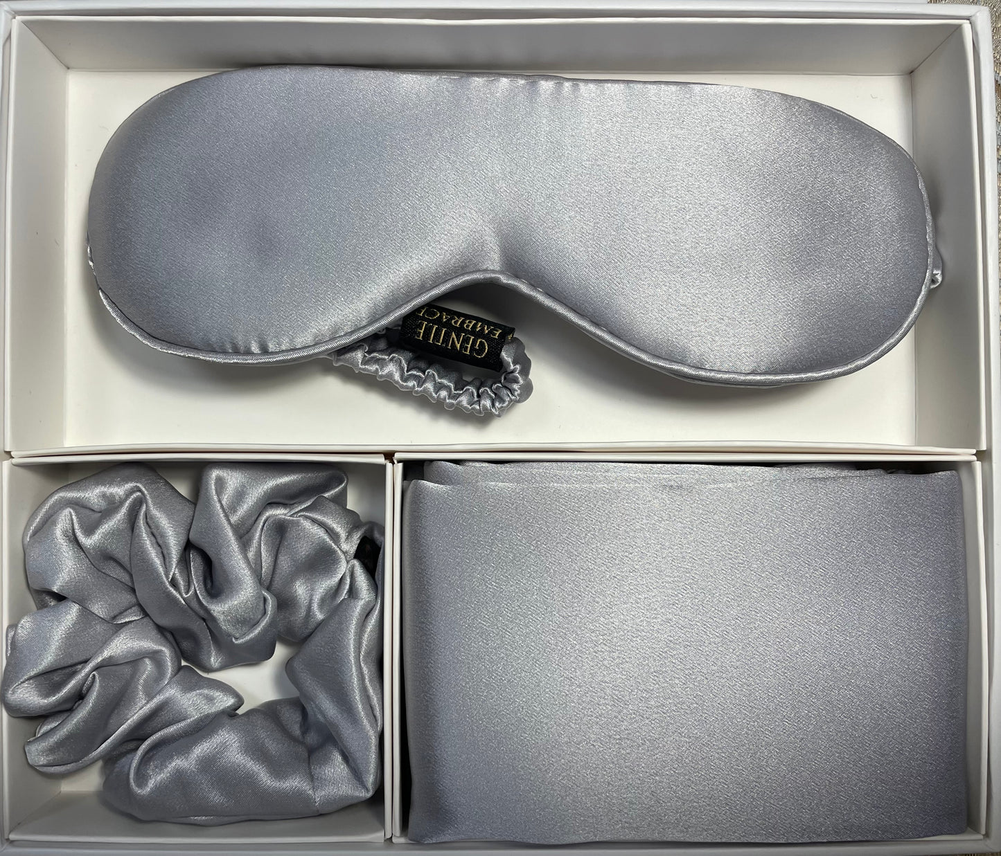 The Luxe Slumber Set: Ultimate Silk Sleep Essentials (Silk Pillowcase, Silk Eye Mask & Silk Scrunchie)