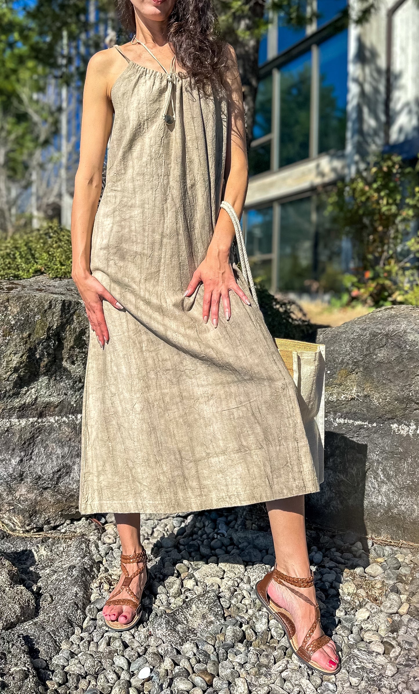 Ramie Maxi Dress