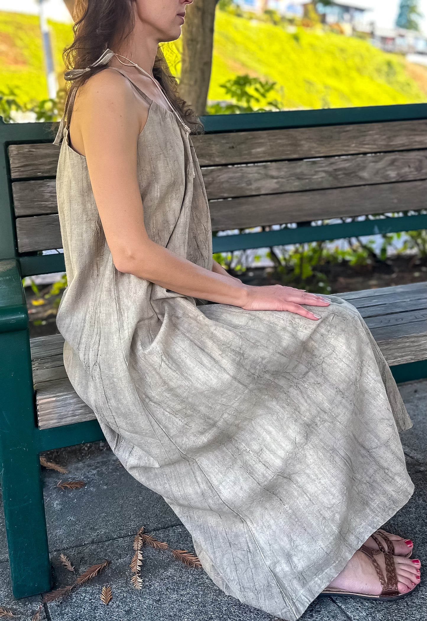 Ramie Maxi Dress