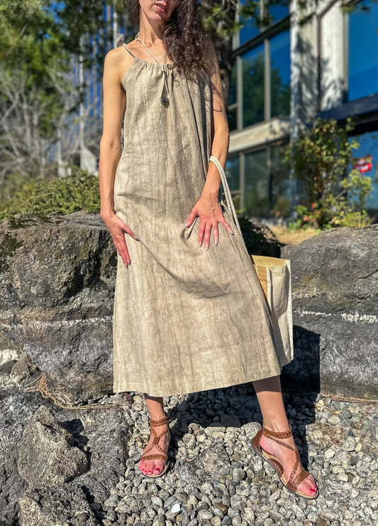 Ramie Maxi Dress