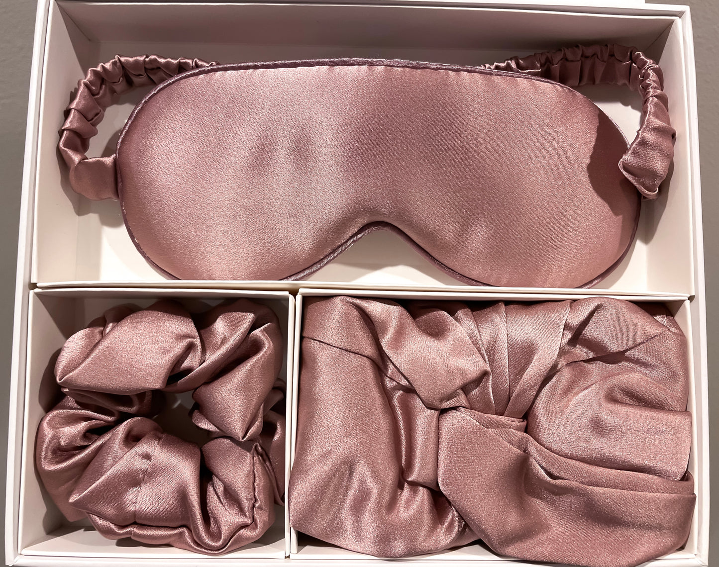 The Blissful Silk Sleep Trio (Silk Eye Mask, Silk Bonnet & Silk Scrunchie)