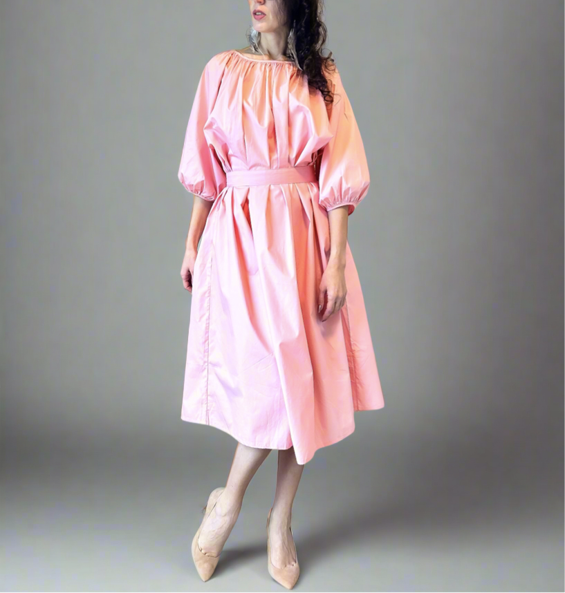 Peony Charm Cotton Dress