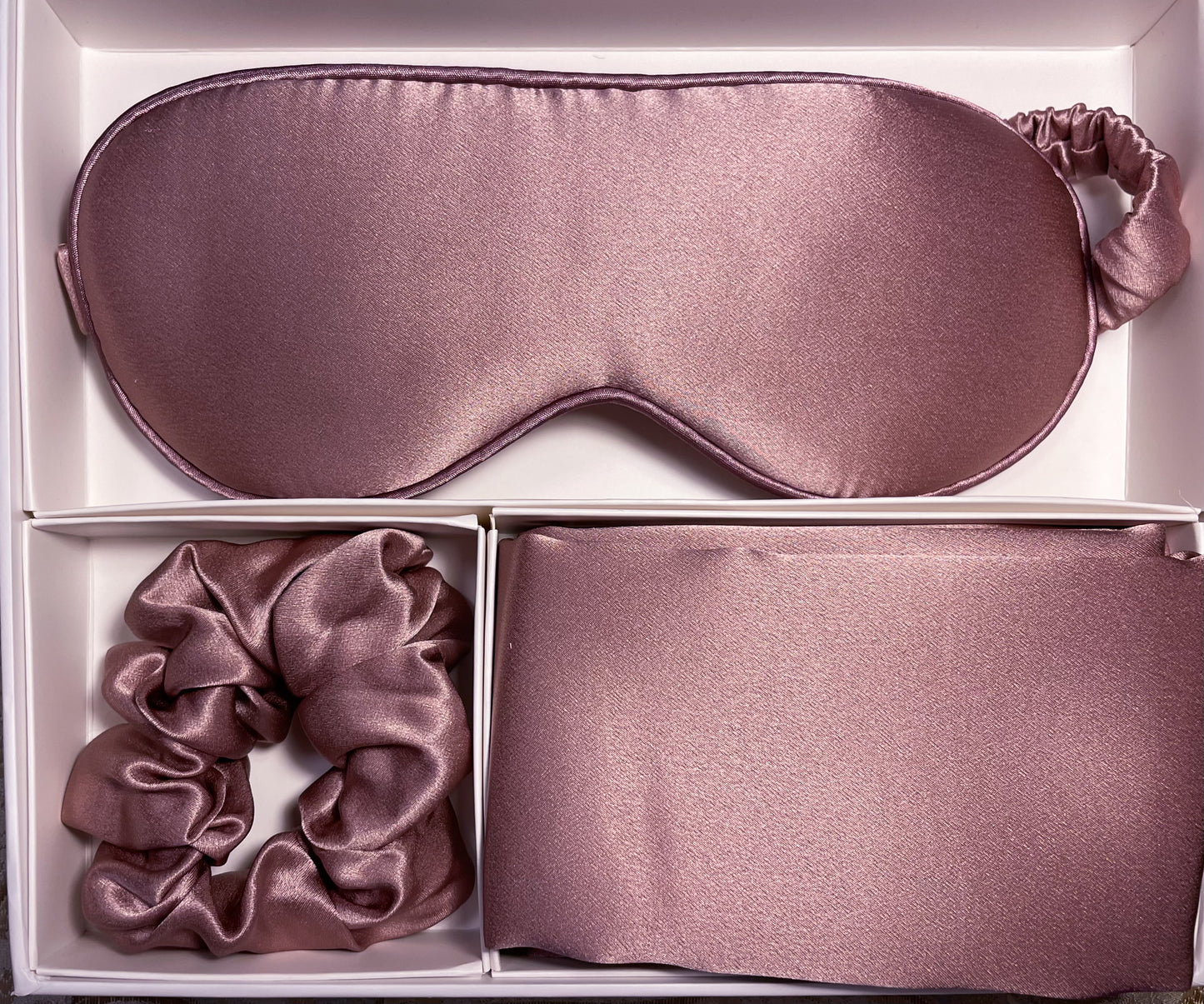 The Luxe Slumber Set: Ultimate Silk Sleep Essentials (Silk Pillowcase, Silk Eye Mask & Silk Scrunchie)